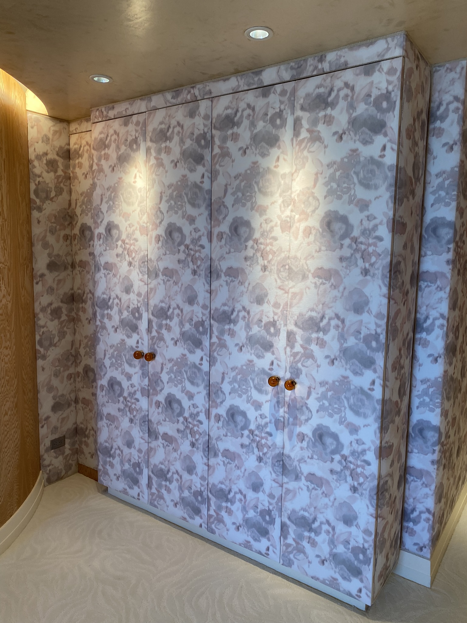 Fabric-wrapped wall panels